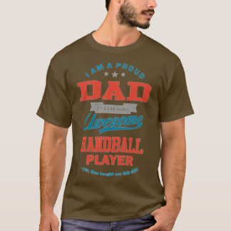 T-shirt Père Du Joueur De Handball