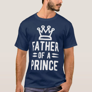 T-shirt Père d'un prince rétro