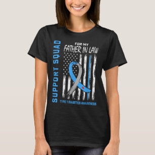 T-shirt Père En Droit Type 1 Chemise Diabète Support S