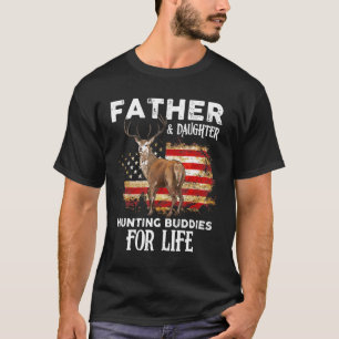 T-shirt Père Et Fille En Perte De Chasse Buddies Pour