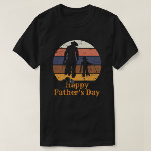 T-shirt Père et fils Cowboys sur le Ranch