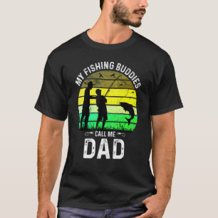 T-shirt Père et fils filles camarades de pêche pour le poi