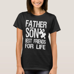 T-shirt Père et fils meilleurs amis sensibilisation à l'au