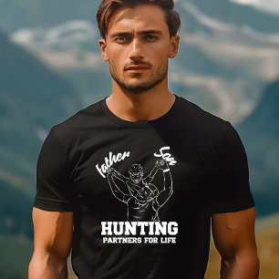 T-shirt Père et Fils, Partenaires de chasse pour la vie