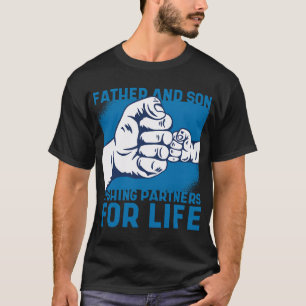 T-shirt Père et fils partenaires de pêche pour la vie idée
