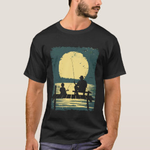 T-shirt Père et fils partenaires de pêche pour la vie Pêch
