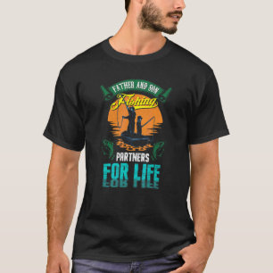 T-shirt Père et fils pêchant ensemble pour la vie V2