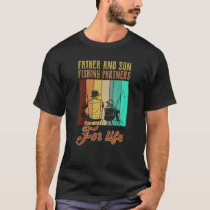 T-shirt Père et fils pêchant ensemble pour la vie V3