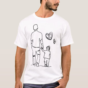 T-shirt Père et Son Bond -chemise blanche
