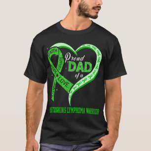 T-shirt Père fier du guerrier du lymphome d'un non-Hodgkin