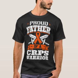 T-shirt Père fier d'un guerrier Crps Ruban de sensibilisat