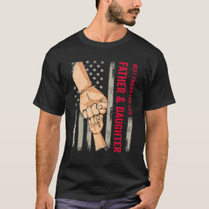 T-shirt Père Fille Meilleur Ami Pour La Vie Premier Bump A