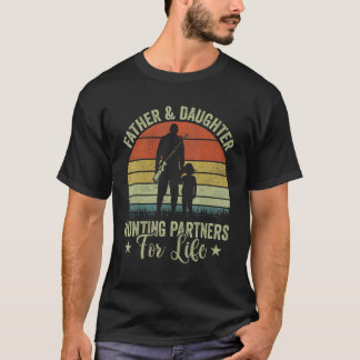 T-shirt Père Fille Partenaires De Chasse Pour La Vie Chass