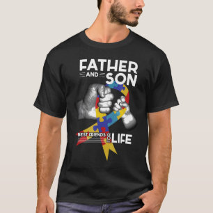 T-shirt Père-Fils de sensibilisation à l'autisme-autisme