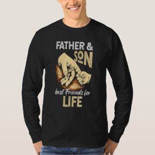 T-shirt Père Fils Meilleurs Amis Pour La Vie Des Pères Cor