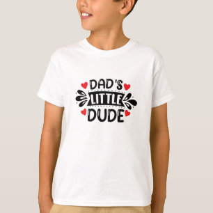 T-shirt Père Fils Papa, petit mec de papa