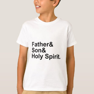 T-shirt Père Fils Saint Esprit   Dieu de la Sainte Trinité