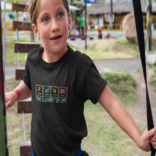 T-shirt Père Funny Tableau périodique papa