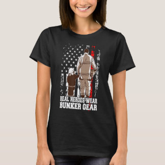 T-shirt Père Hero Chemise pompier Papa Mon pompier