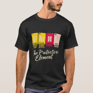 T-shirt Père L'élément de protection Table périodique amus