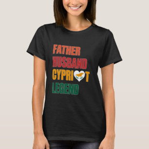 T-shirt Père Mari Chypre Racines Chypre Drapeau C