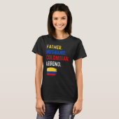 T-shirt Père Mari Légende colombienne Fier Papa Colombie (Devant entier)