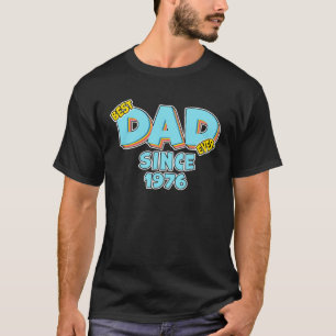 T-shirt Père Meilleur Père Jamais Depuis 1976 Grand Père