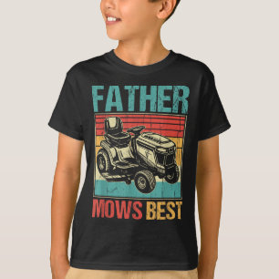 T-shirt Père Mows Best, Élevage de pelouse papa, Travail d