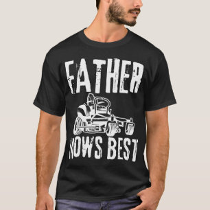 T-shirt Père Mows Meilleur - Vintage déprimé