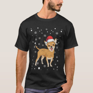 T-shirt Père Noël a Chihuahua Chiwawa