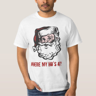 T-shirt Père Noël, à où mon Ho ?
