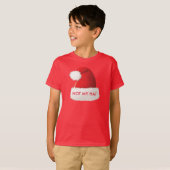 T-shirt Père Noël a perdu son casquette de Noël (Devant entier)