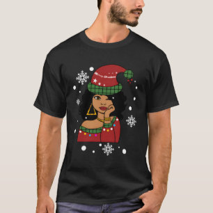 T-shirt Père Noël afro-américain