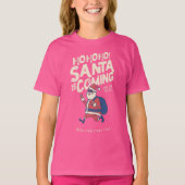 T-shirt Père Noël Amusante Vient Pour Le Noël Du Ho (Devant)