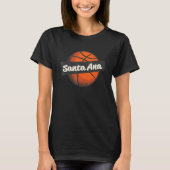 T-shirt Père Noël Ana Hometown Joueur de basket-ball Sport (Devant)