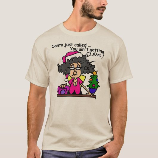 T-shirt Père Noël appelée (Devant)