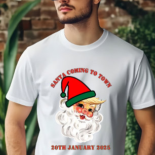 T-shirt Père Noël Arrive À La Satire Politique