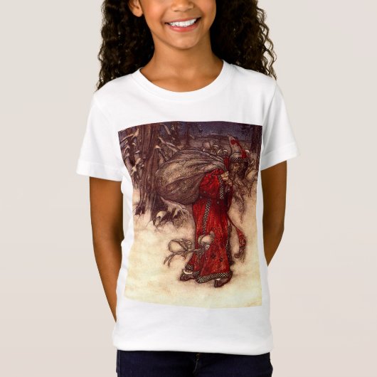 T-Shirt Père Noël Arthur Rackham (Devant)