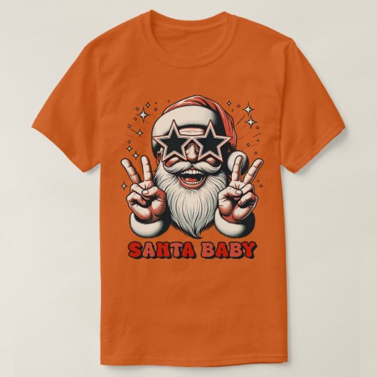 T-shirt Père Noël Baby 3 (Design devant)