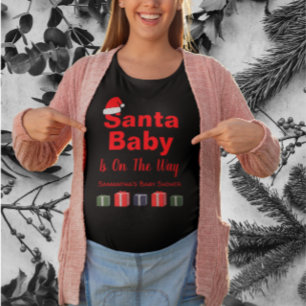 T-shirt Père Noël Baby Christmas Baby shower