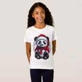 T-Shirt Père Noël Baby Panda | Noël (Devant entier)