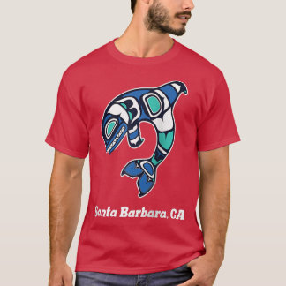 T-shirt Père Noël Barbara CA Native American Tribal Orca K