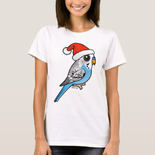 T-shirt Père Noël Budgie Blue