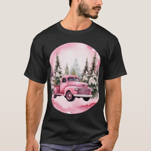 T-shirt Père Noël Car (Devant)