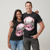 T-shirt Père Noël Car (Unisexe)