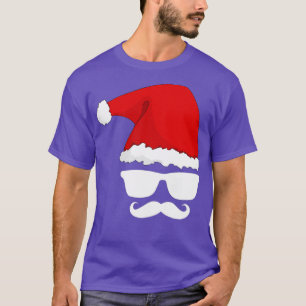 T-shirt Père Noël Casquette Beard Lunettes de soleil Noël