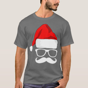 T-shirt Père Noël Casquette Beard Lunettes de soleil Noël