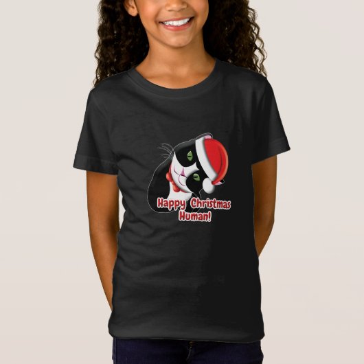 T-Shirt Père Noël Cat (Devant)