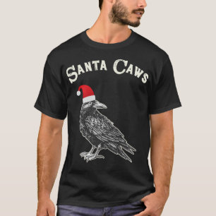 T-shirt Père Noël Caws Goth Christmas Design pour Edgar Al