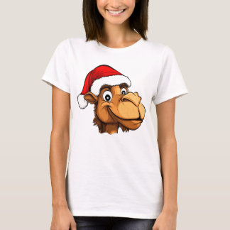 T-shirt Père Noël chameaux de Noël